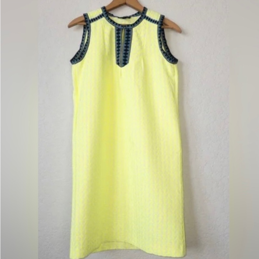 Like new J CREW arrow print dress - Picture 4 of 6